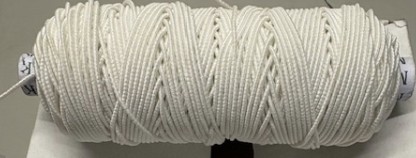 Elastisk tråd tunn natur vit 10st