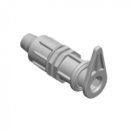 Koppling singel-grepp uttag med &Oslash;16mm, fr&aring;n layflat till tejp Pris/10st