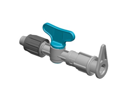 Ventil f&ouml;r droppslang platt med skruv &Oslash;20mm pris/10st