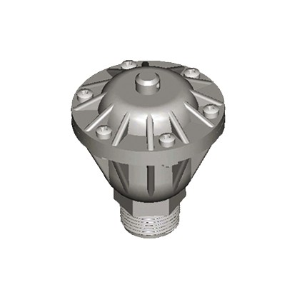 Luft utfall av polypropylen med utv&auml;ndig g&auml;nga