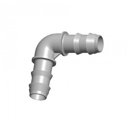 Slangkoppling hullingf&ouml;rsedda b&ouml;j 90&deg; &Oslash;17x17mm 100st/kartong pris/kartong
