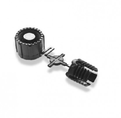 Tv&auml;r stopp f&ouml;r tr&aring;d &Oslash;2,5mm till &Oslash;4,0mm, 40x40mm pris/100st