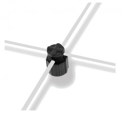 Tv&auml;r stopp f&ouml;r tr&aring;d glidning &Oslash;2,5mm till &Oslash;4,0mm, 40x40mm pris/100st