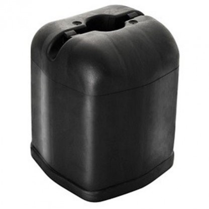 Staket post cap ECO svart 85x90mm