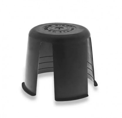 Staket post cap runda svart och grå Ø6cm till Ø16cm