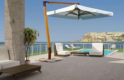 Solskydd parasol av akryl AT40A Ø400