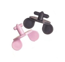 F&auml;stclips orange huvudh&ouml;jd 3mm 100st/paket