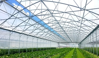 V&auml;xthus SCANDI&reg;Tunnelart PV, bredd 9,60m och l&auml;ngd 14m, 134,40m&sup2;